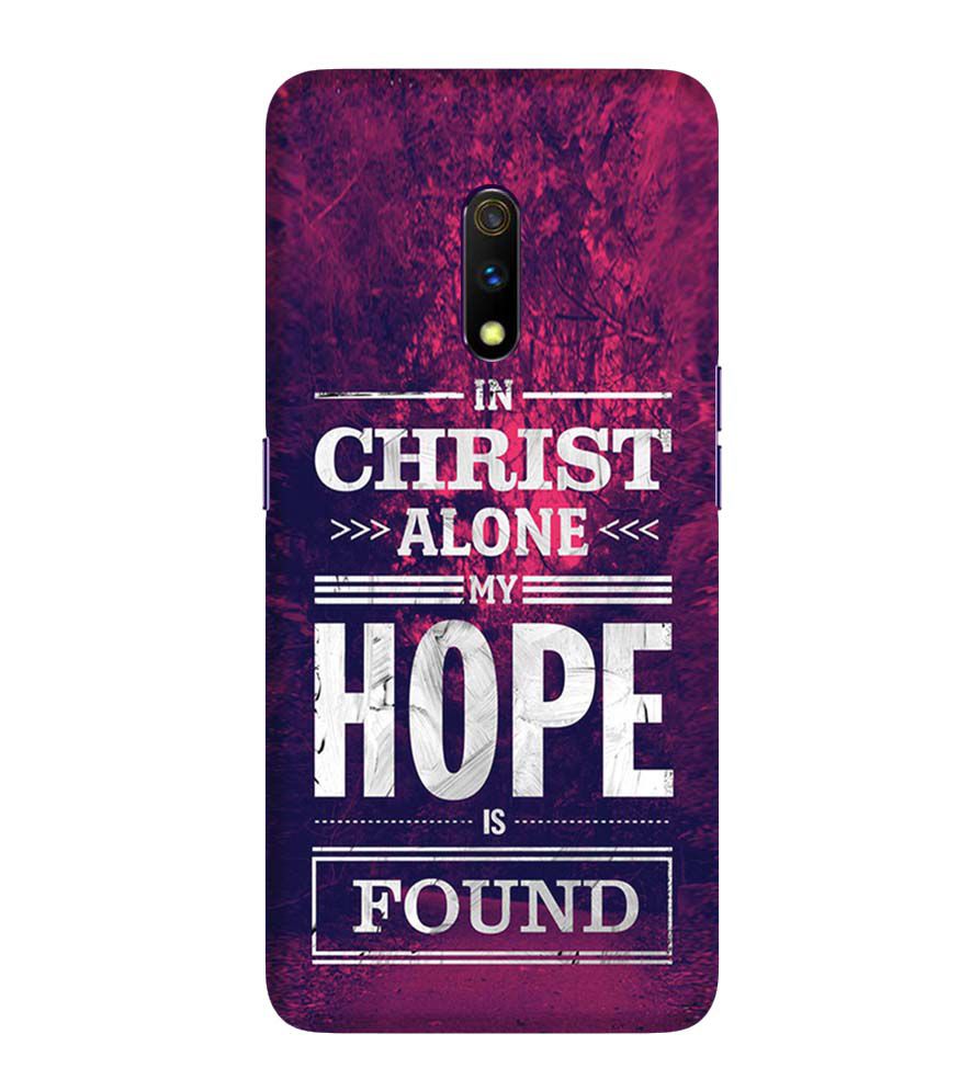 D2208-In Christ I Find Hope Back Cover for Realme X