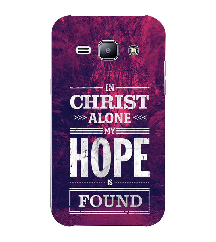 D2208-In Christ I Find Hope Back Cover for Samsung Galaxy J2 (2015)