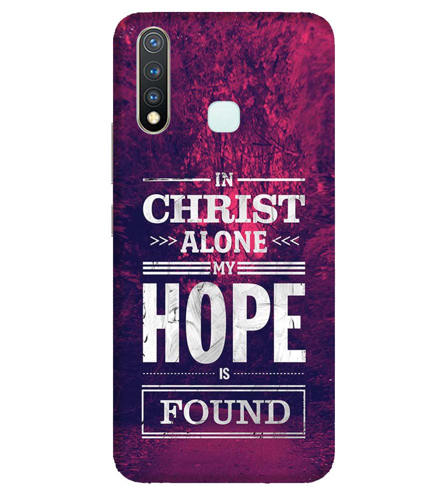 D2208-In Christ I Find Hope Back Cover for Vivo U20