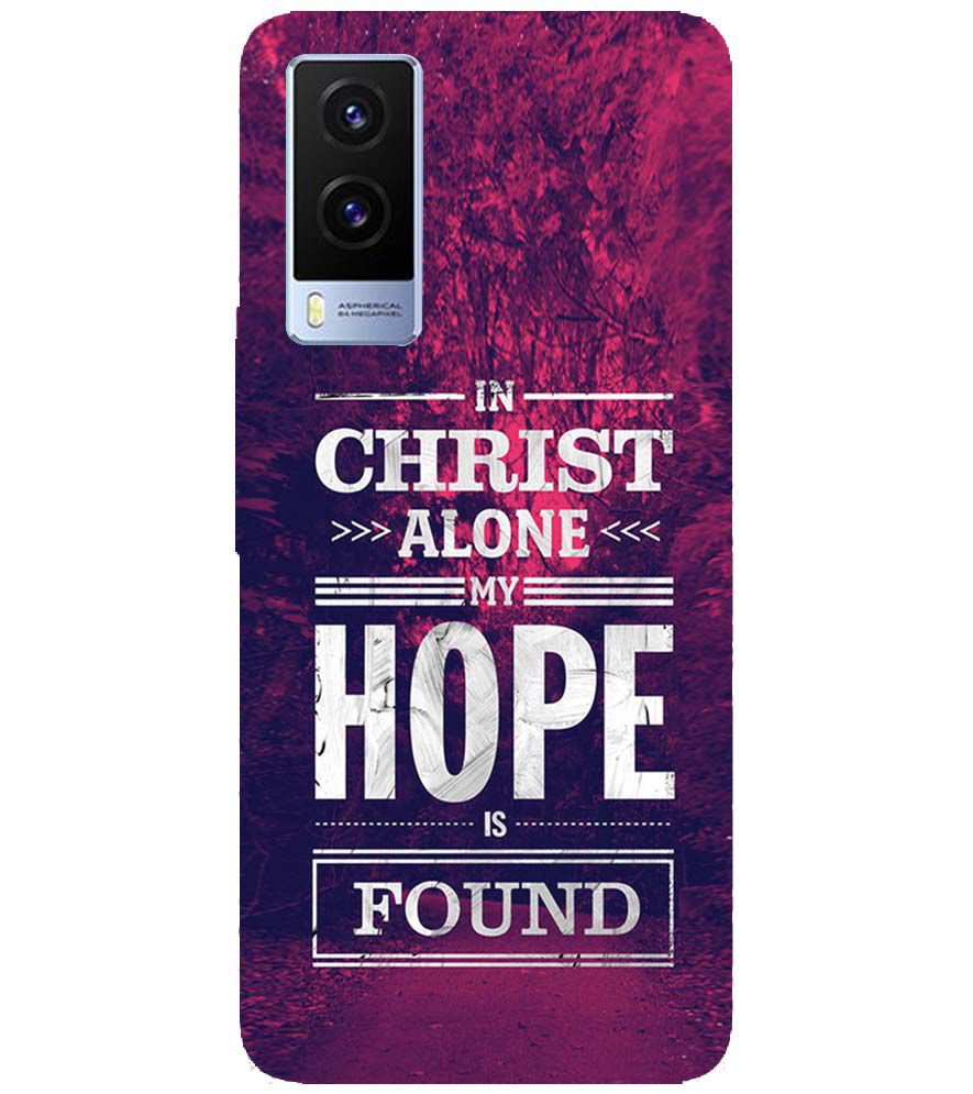 D2208-In Christ I Find Hope Back Cover for Vivo V21e 5G