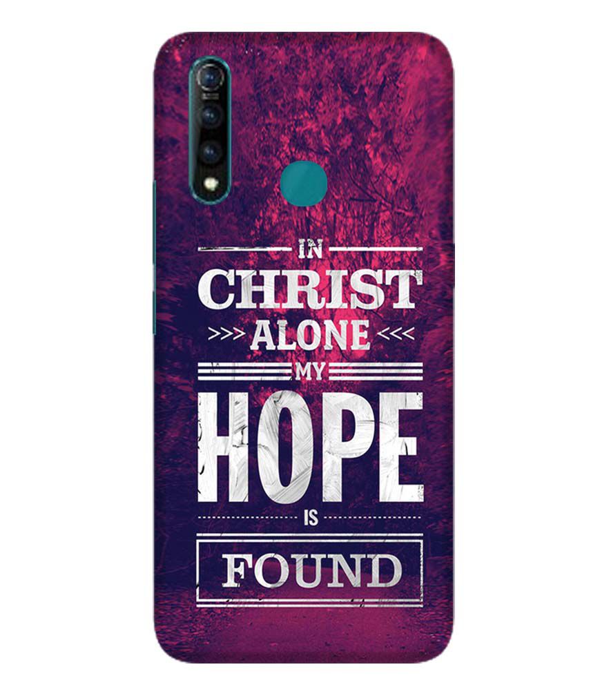 D2208-In Christ I Find Hope Back Cover for Vivo Z1 Pro