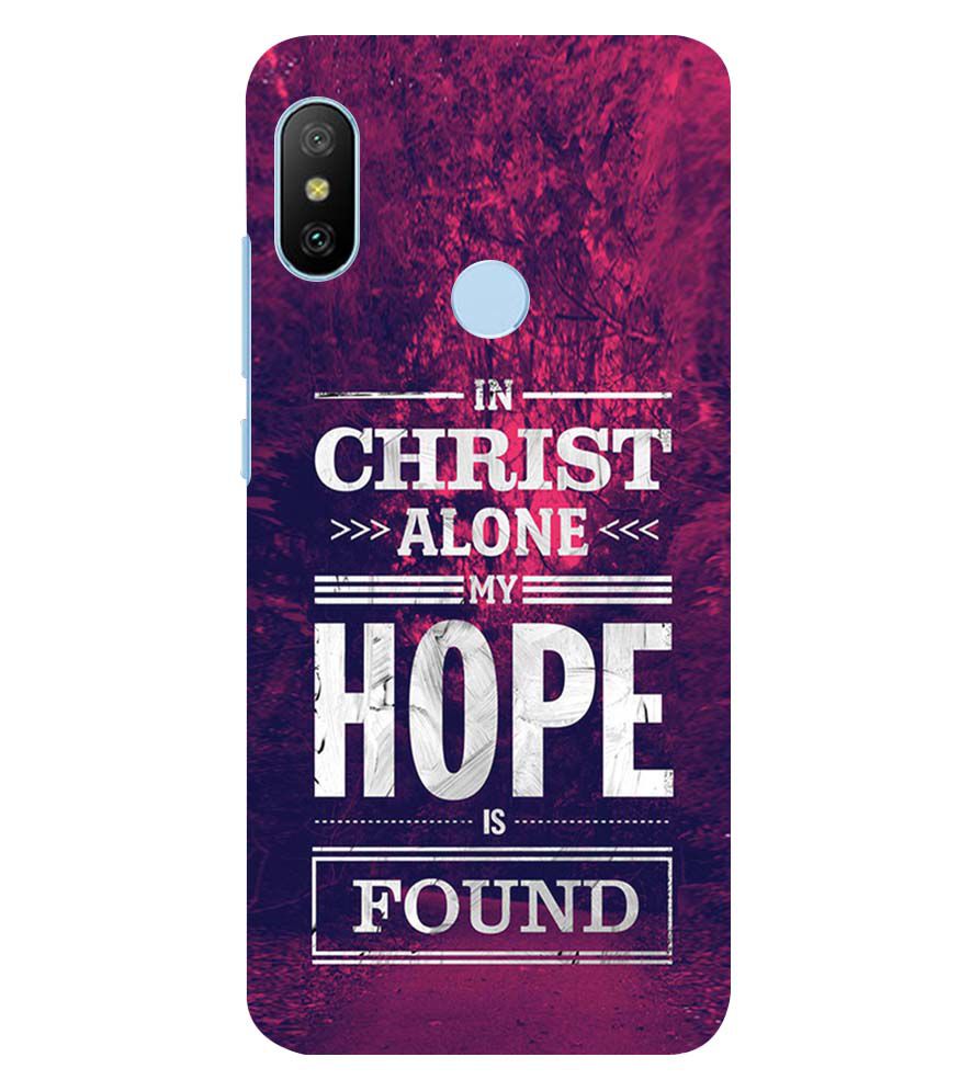 D2208-In Christ I Find Hope Back Cover for Xiaomi Redmi A2