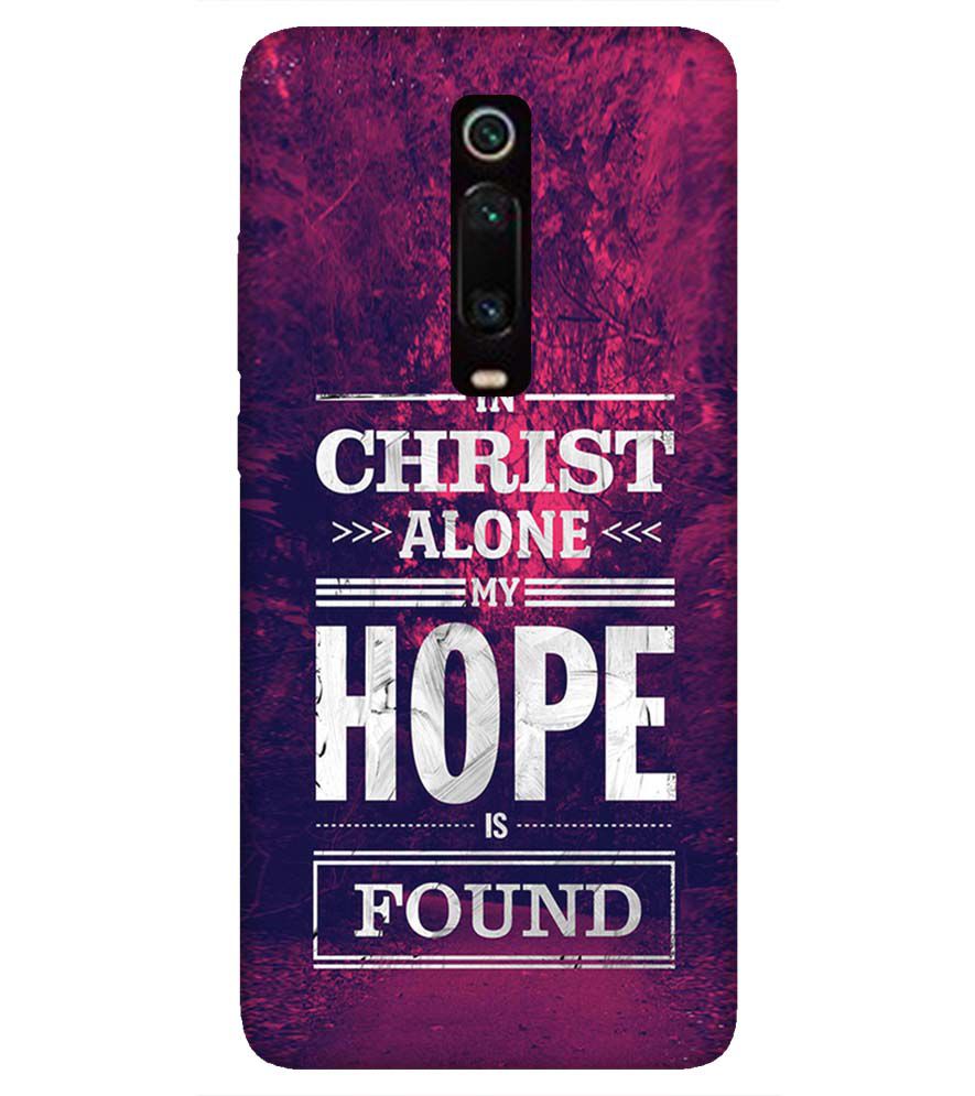 D2208-In Christ I Find Hope Back Cover for Xiaomi Redmi K20 Pro