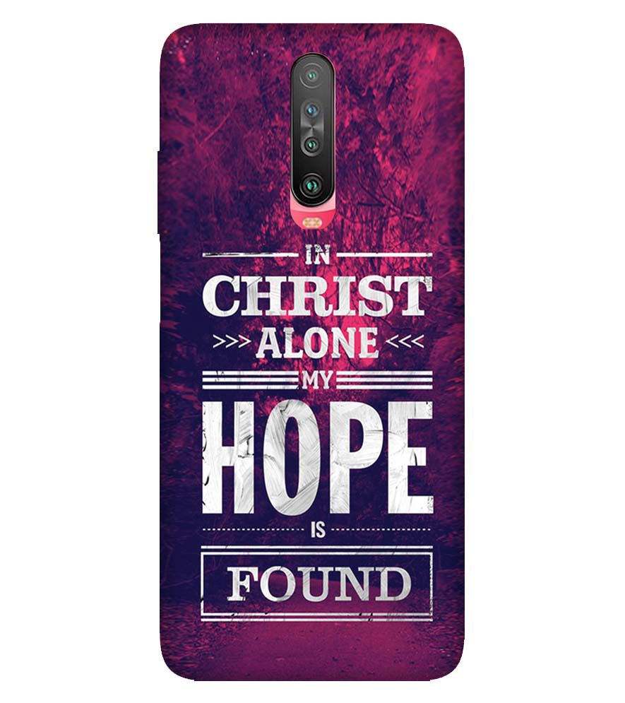 D2208-In Christ I Find Hope Back Cover for Xiaomi Redmi K30