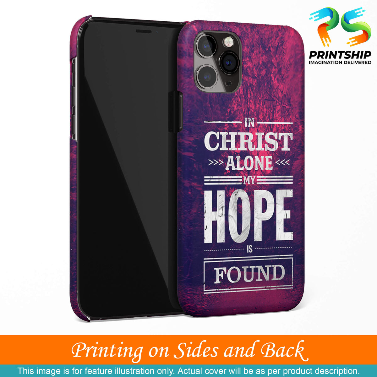 D2208-In Christ I Find Hope Back Cover for Huawei Honor 10i-Image3