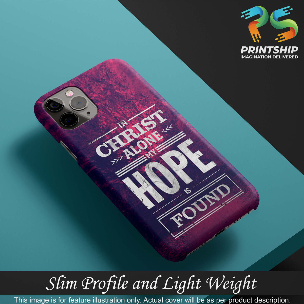 D2208-In Christ I Find Hope Back Cover for Honor 9 Lite-Image4