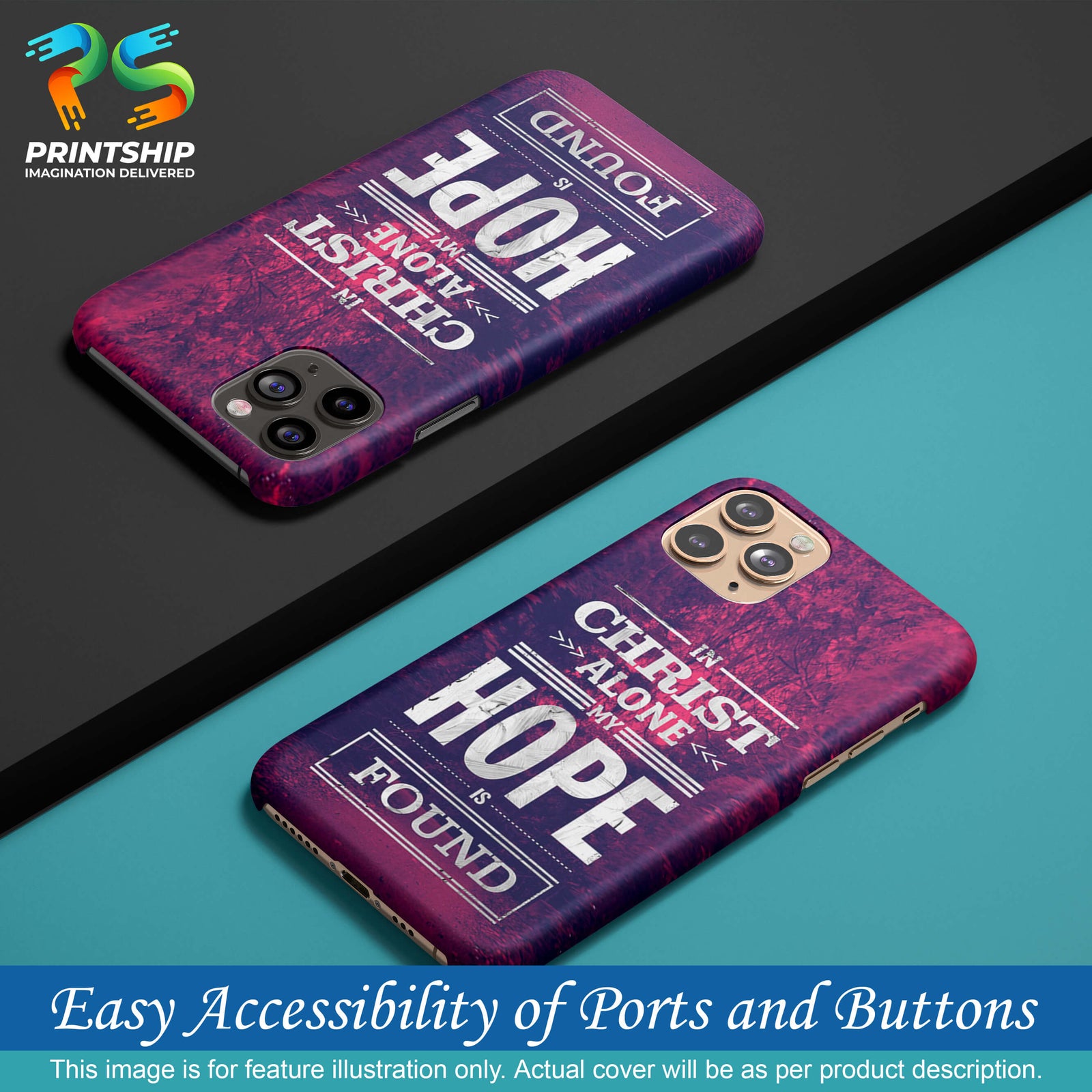 D2208-In Christ I Find Hope Back Cover for Huawei Nova 3e-Image5