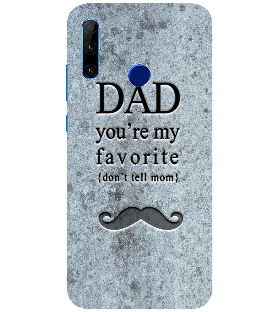 G0037-Dad You're my Favourite Back Cover for Huawei Honor 10i