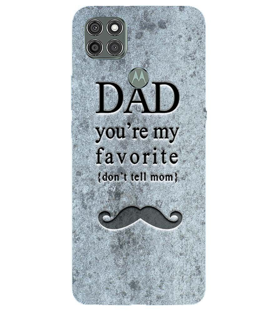 G0037-Dad You're my Favourite Back Cover for Motorola Moto G9 Power