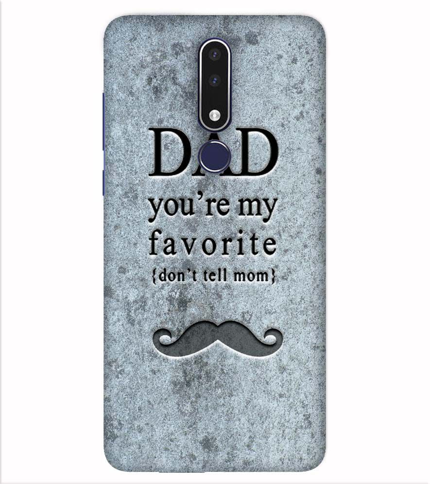 G0037-Dad You're my Favourite Back Cover for Nokia 7.1