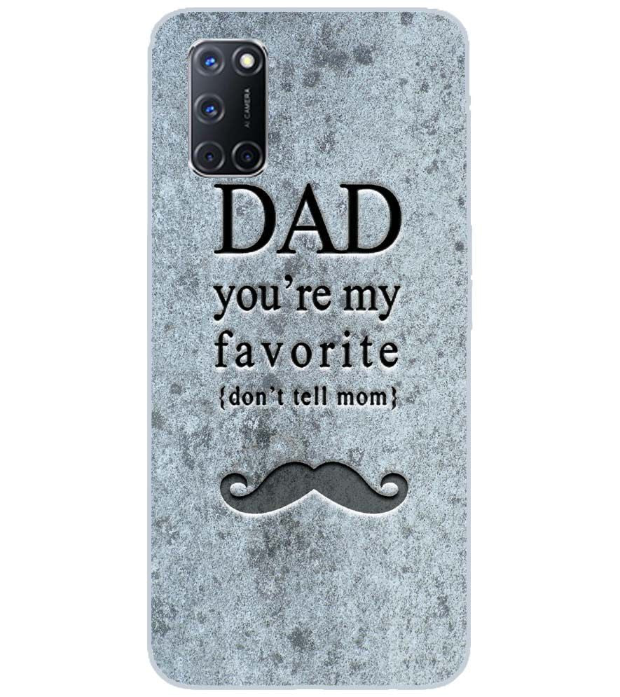 G0037-Dad You're my Favourite Back Cover for Oppo A72