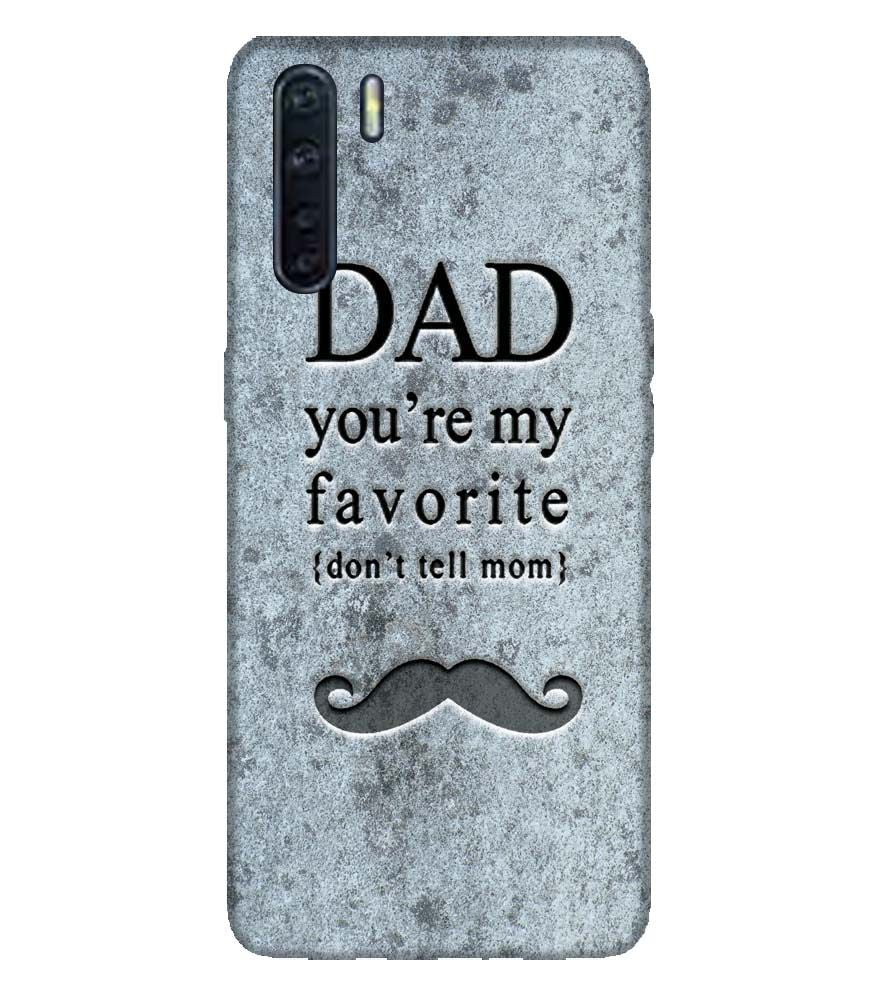 G0037-Dad You're my Favourite Back Cover for Oppo F15