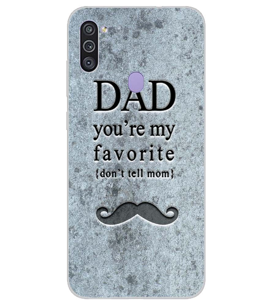 G0037-Dad You're my Favourite Back Cover for Samsung Galaxy M11