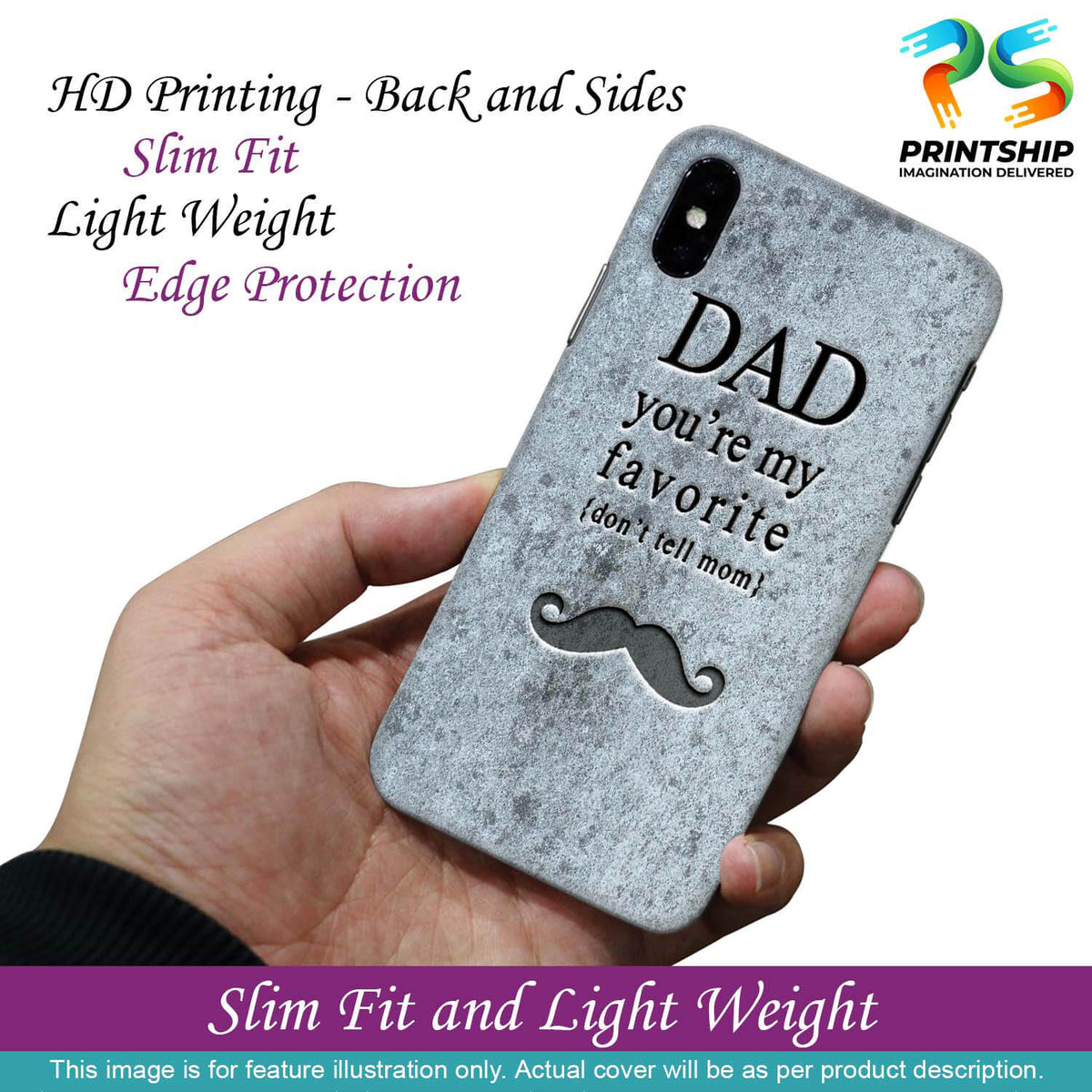 G0037-Dad You're my Favourite Back Cover for Samsung Galaxy M53-Image2