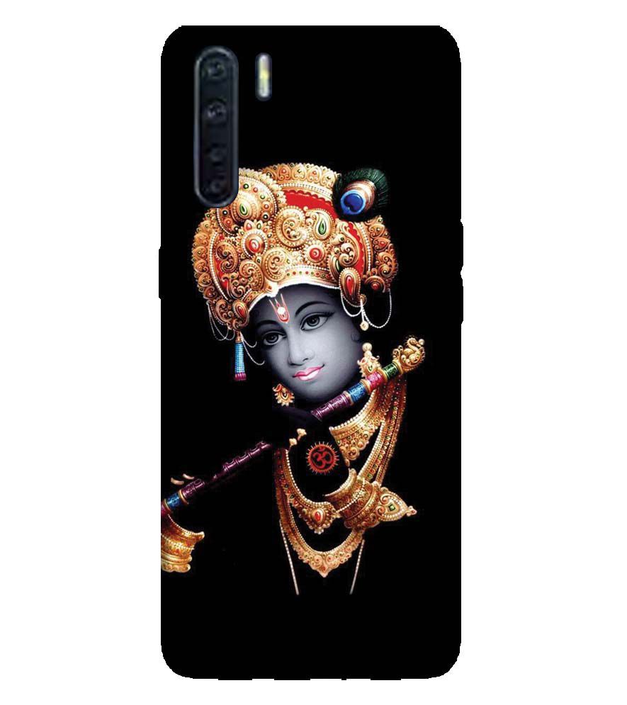G0186-Lord Krishna Back Cover for Oppo A91