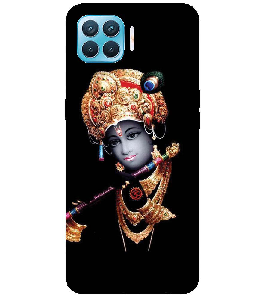 G0186-Lord Krishna Back Cover for Oppo F17 Pro