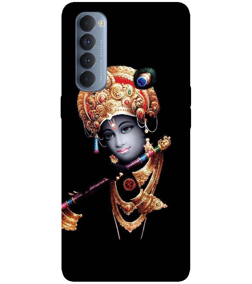 G0186-Lord Krishna Back Cover for Oppo Reno4 Pro
