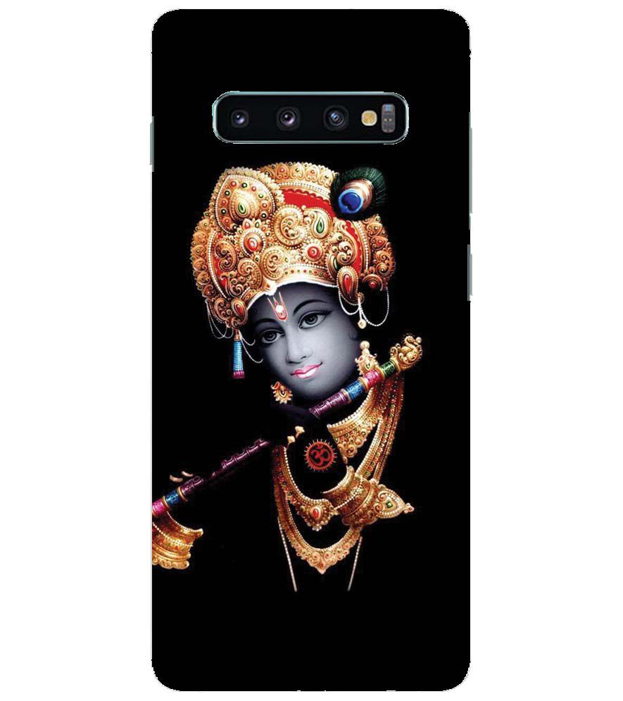 G0186-Lord Krishna Back Cover for Samsung Galaxy S10+ (Plus with 6.4 Inch Screen)