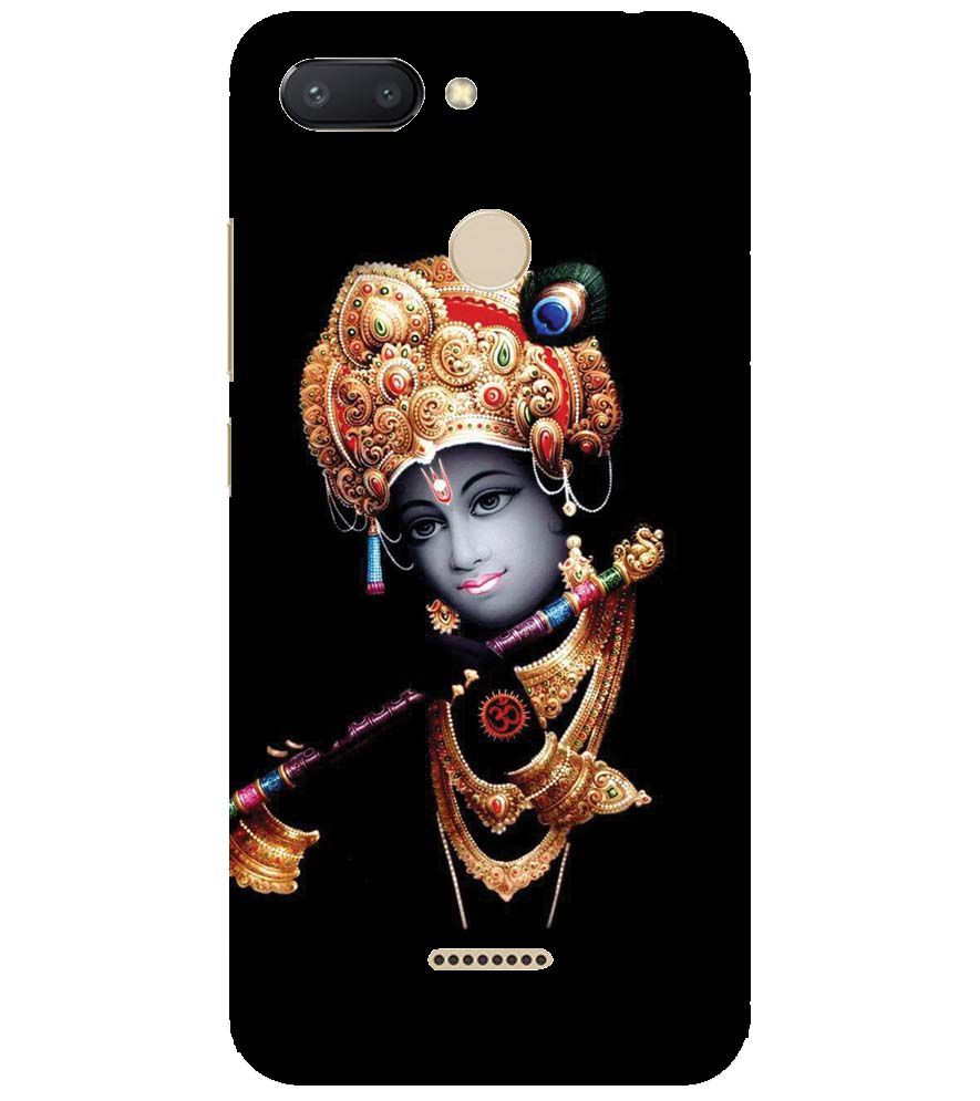 G0186-Lord Krishna Back Cover for Xiaomi Redmi 6