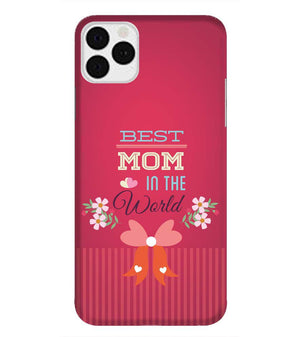 G0357-Best Mom in the World Back Cover for Apple iPhone 11 Pro