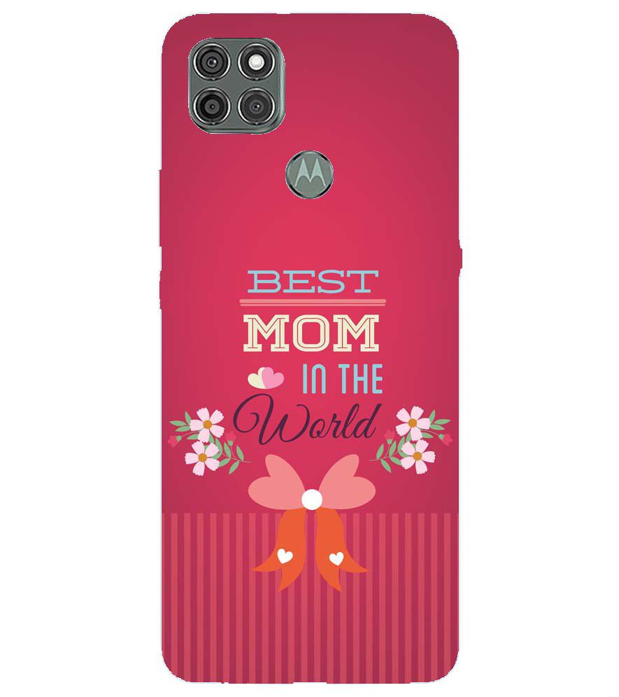 G0357-Best Mom in the World Back Cover for Motorola Moto G9 Power