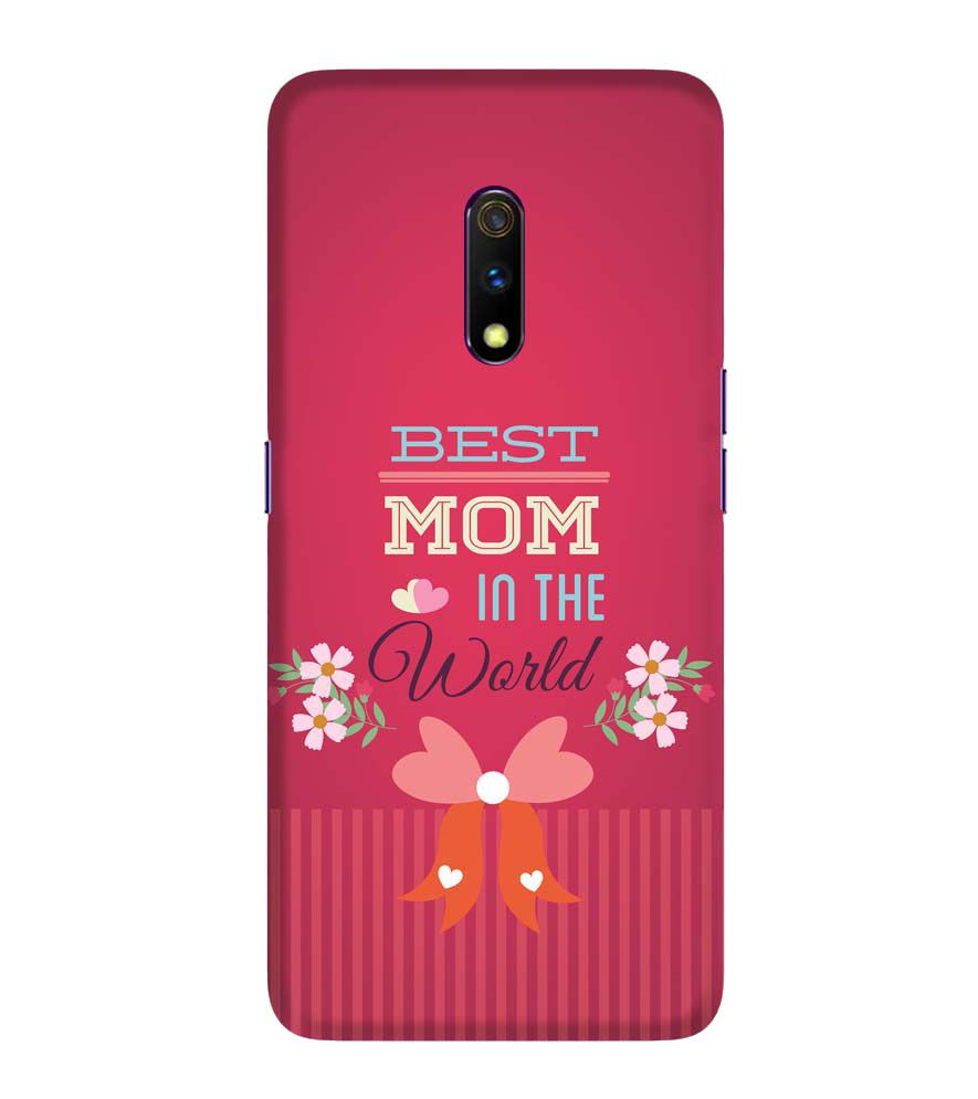 G0357-Best Mom in the World Back Cover for Realme X
