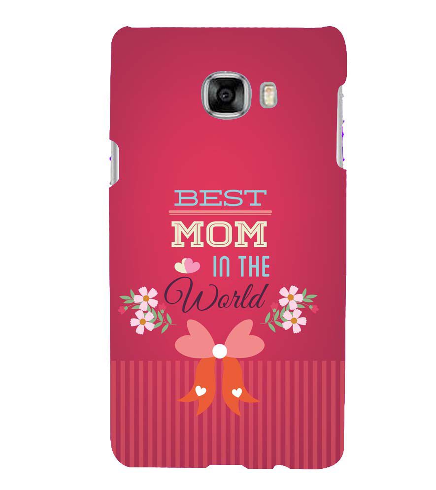 G0357-Best Mom in the World Back Cover for Samsung Galaxy C7 Pro