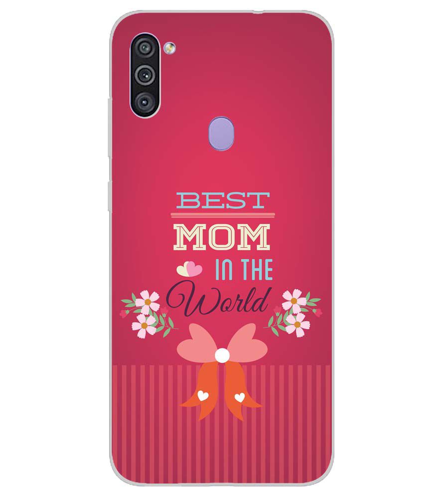 G0357-Best Mom in the World Back Cover for Samsung Galaxy M11