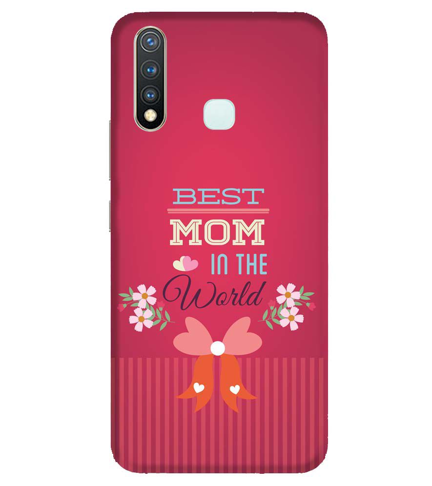 G0357-Best Mom in the World Back Cover for Vivo U20