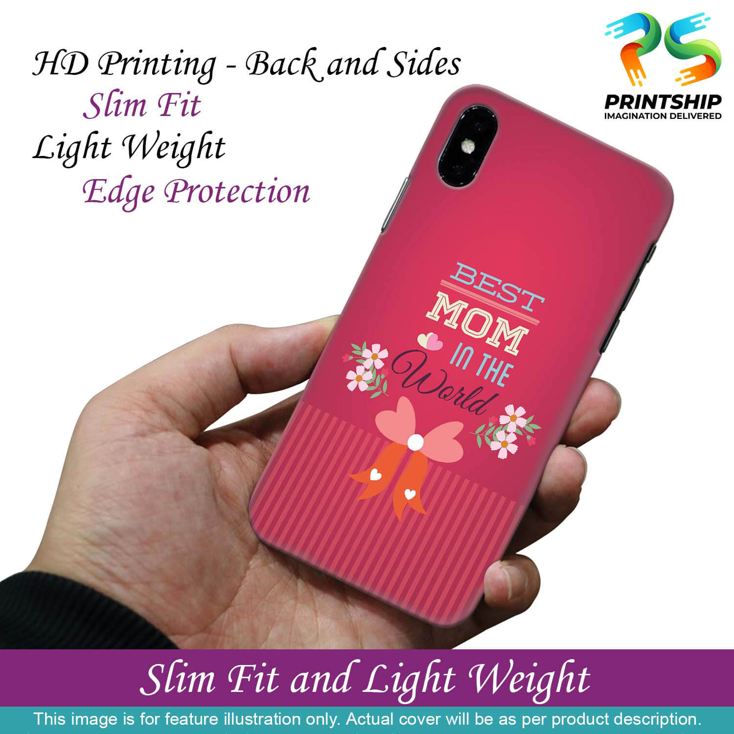 G0357-Best Mom in the World Back Cover for Oppo A15 and Oppo A15s-Image2