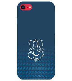 H0056-Swastik and Ganesha Back Cover for Apple iPhone SE (2020)