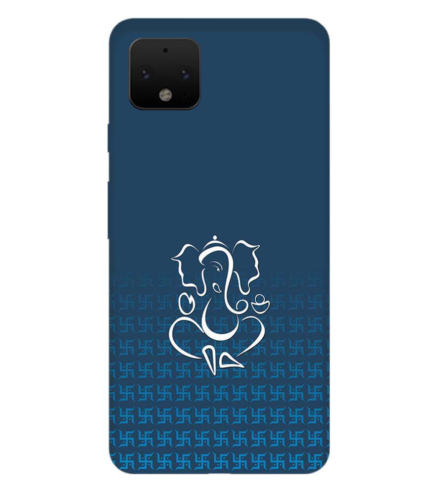 H0056-Swastik and Ganesha Back Cover for Google Pixel 4