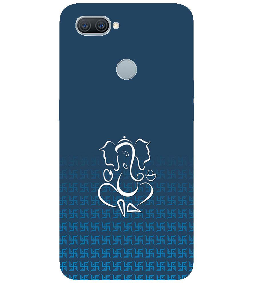 H0056-Swastik and Ganesha Back Cover for Oppo A7