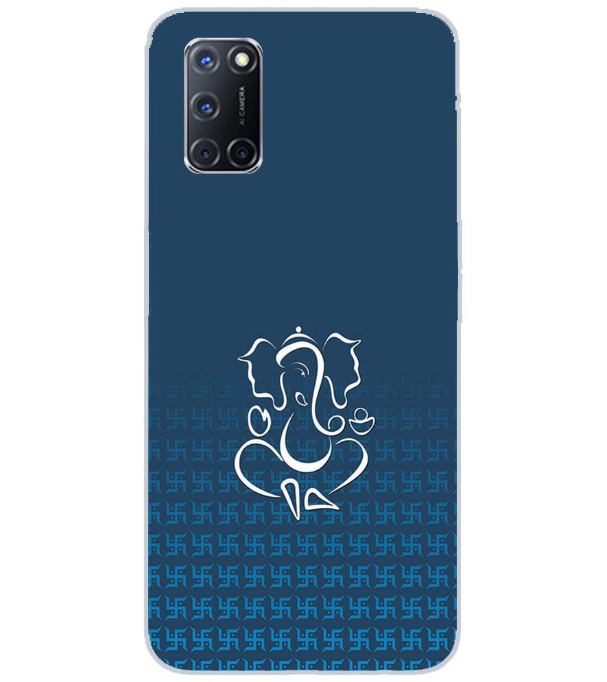 H0056-Swastik and Ganesha Back Cover for Oppo A72