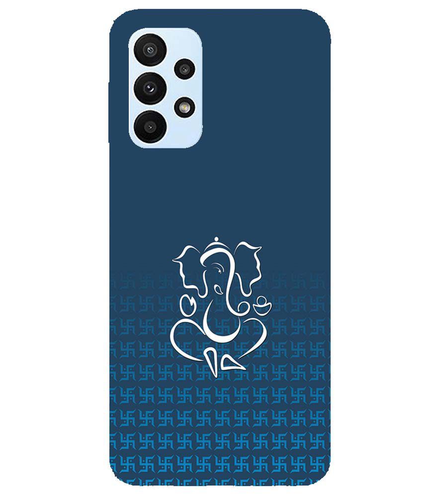 H0056-Swastik and Ganesha Back Cover for Samsung Galaxy A23
