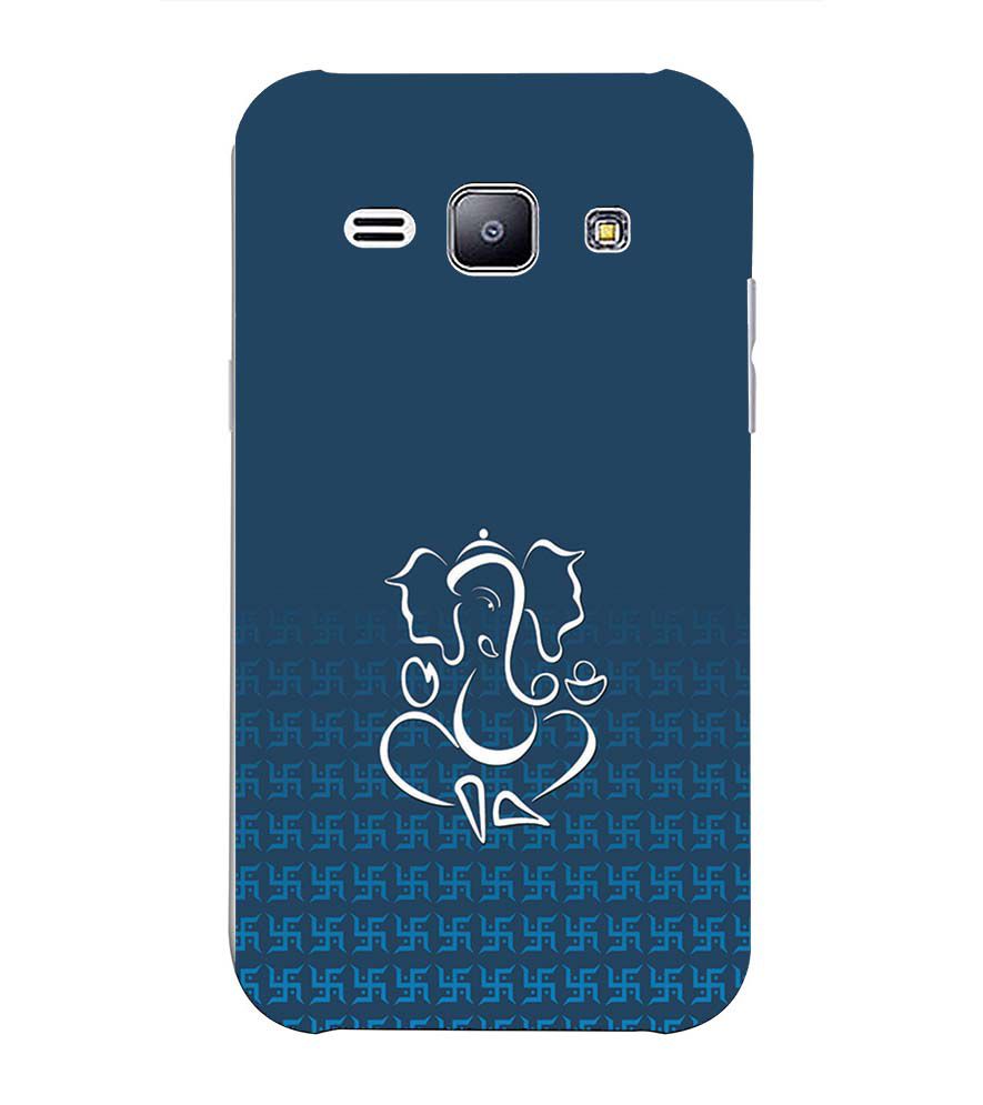 H0056-Swastik and Ganesha Back Cover for Samsung Galaxy J2 (2015)