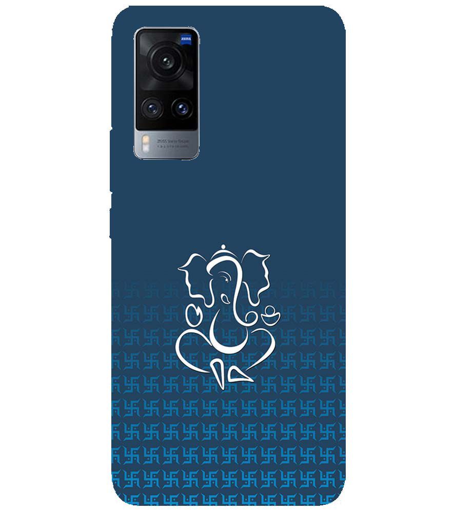 H0056-Swastik and Ganesha Back Cover for vivo X60