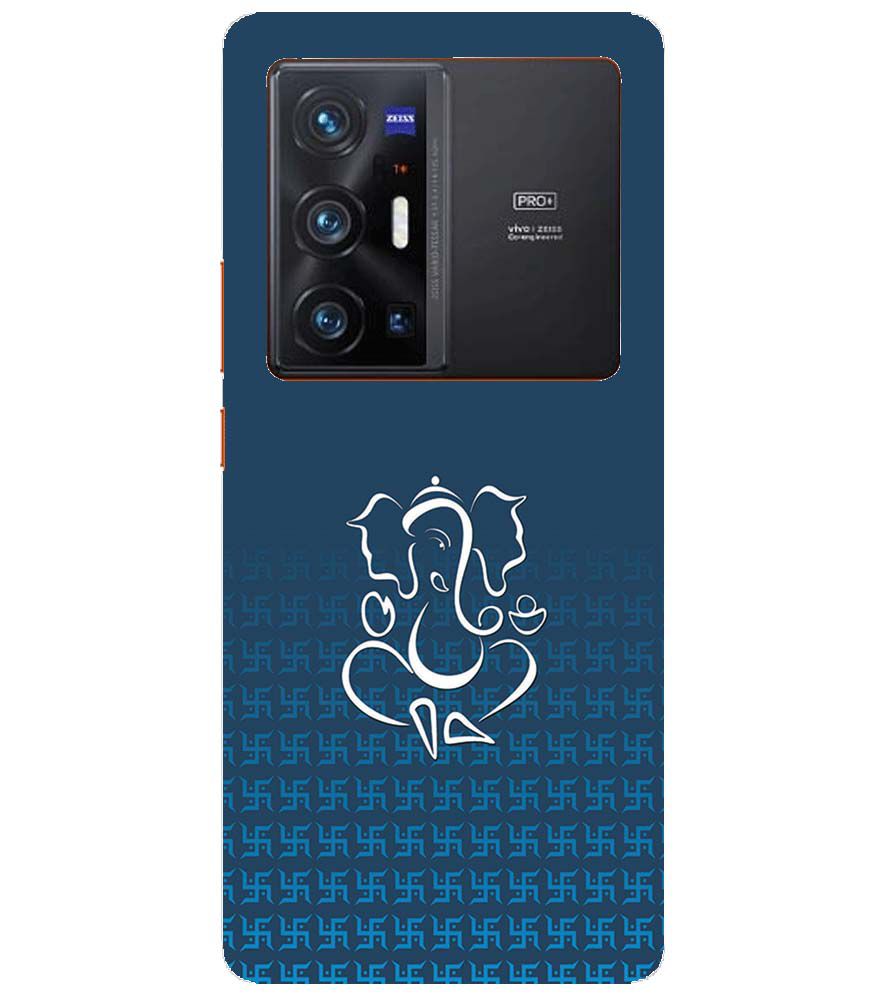 H0056-Swastik and Ganesha Back Cover for vivo X70 Pro+