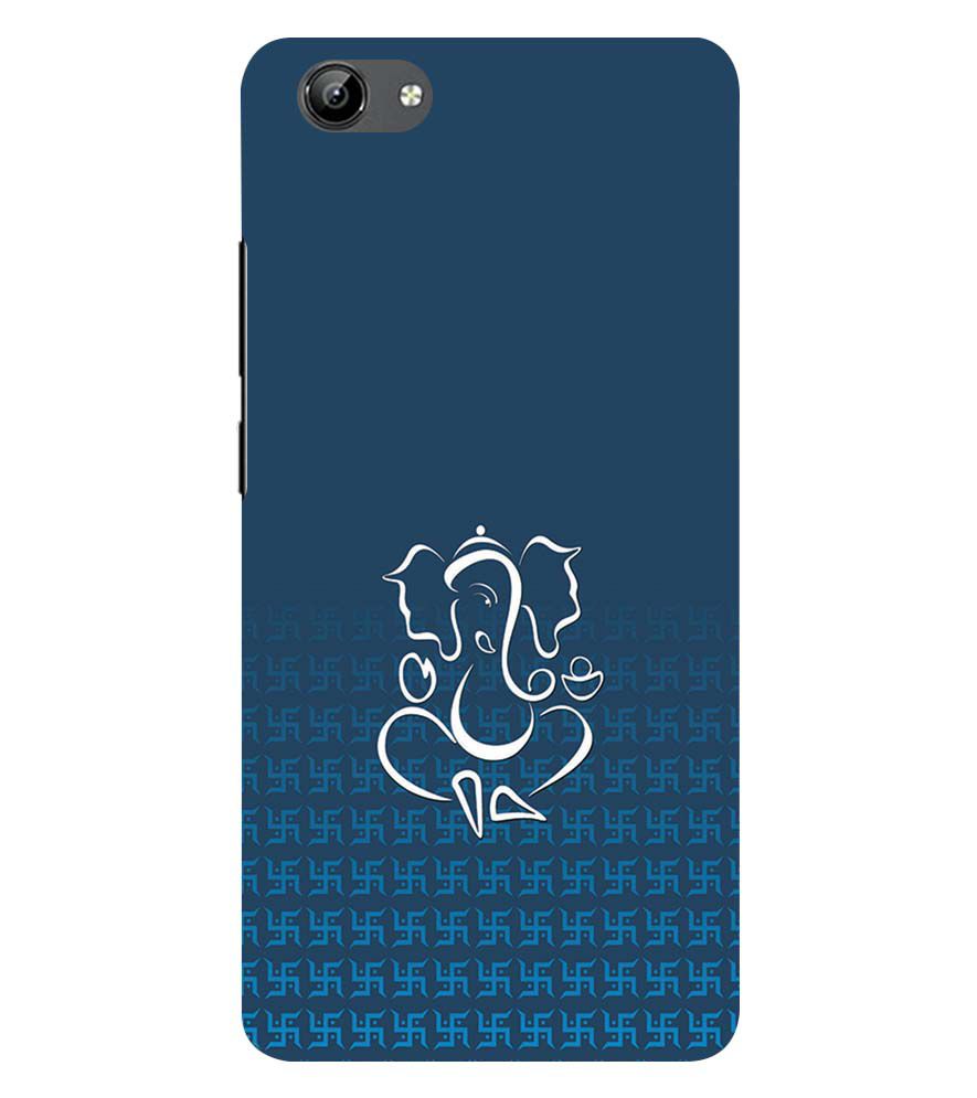 H0056-Swastik and Ganesha Back Cover for Vivo Y71i