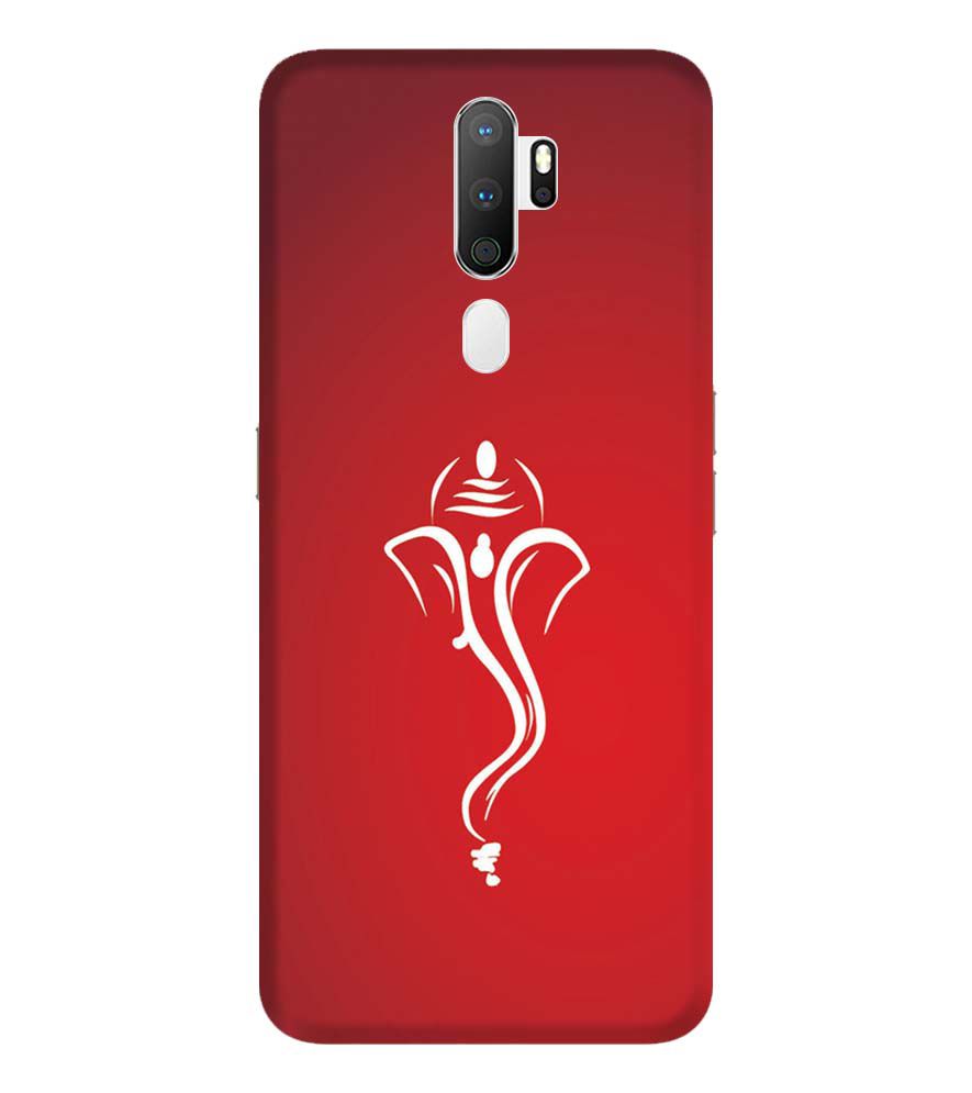 H0057-My Friend Ganesha Back Cover for Oppo A9 (2020)
