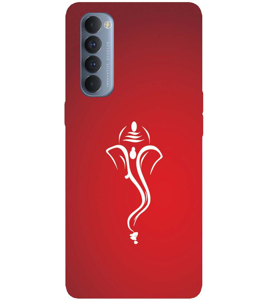 H0057-My Friend Ganesha Back Cover for Oppo Reno4 Pro