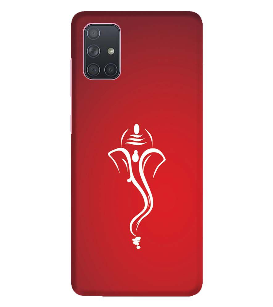 H0057-My Friend Ganesha Back Cover for Samsung Galaxy A71