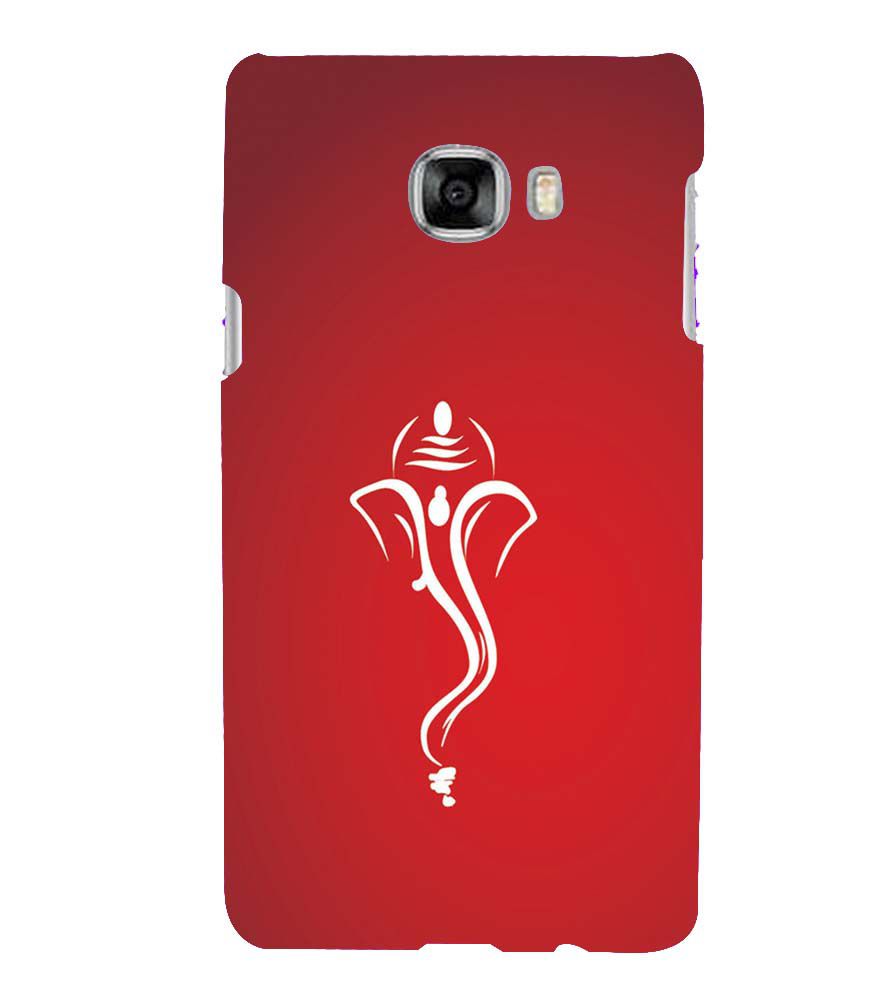 H0057-My Friend Ganesha Back Cover for Samsung Galaxy C7 Pro