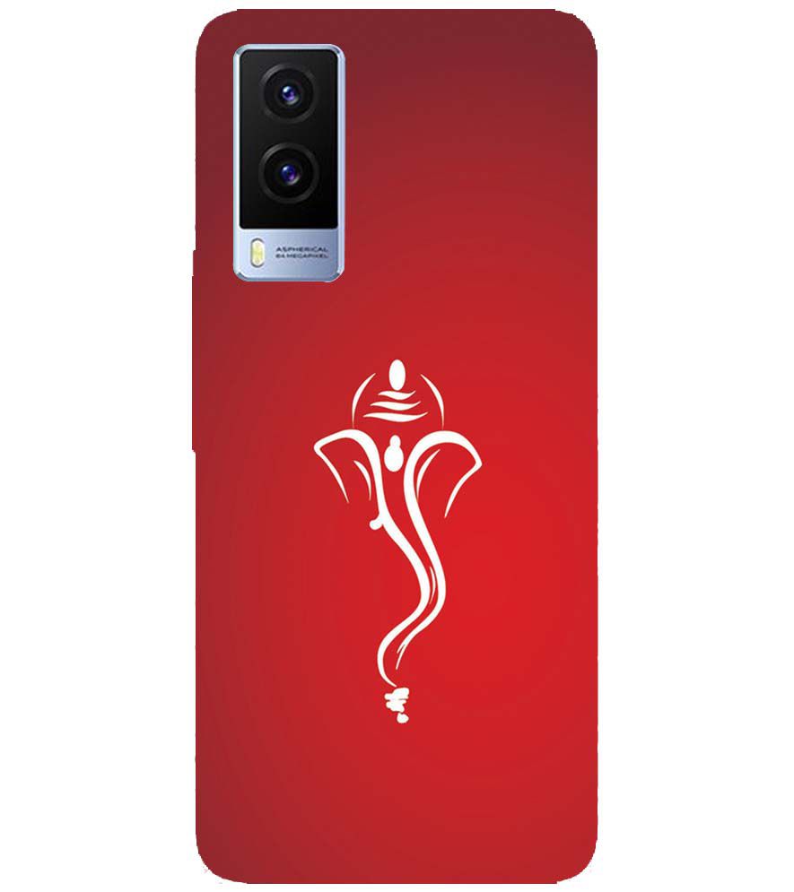 H0057-My Friend Ganesha Back Cover for Vivo V21e 5G