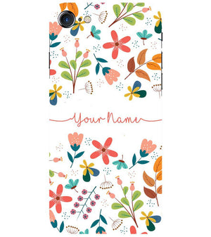 IK5002-Flower with Name Back Cover for Apple iPhone 7
