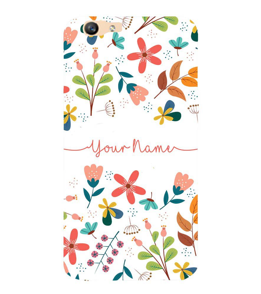 IK5002-Flower with Name Back Cover for Oppo F1s : A59