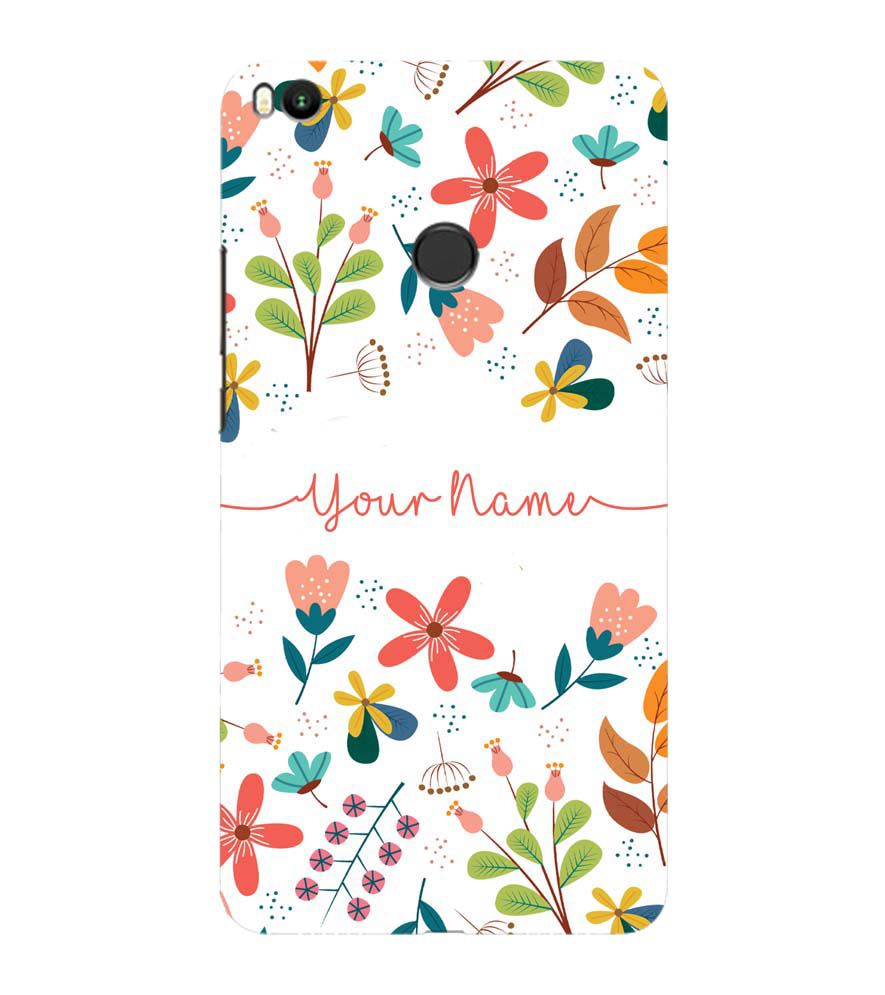 IK5002-Flower with Name Back Cover for Xiaomi Mi Max 2