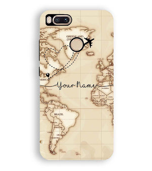 IK5003-World Map with Name Back Cover for Xiaomi Redmi A1