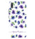 IK5005-Purple Flowers with Name Back Cover for Vivo V11 Pro