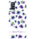 IK5005-Purple Flowers with Name Back Cover for vivo Y51 (2020, December)